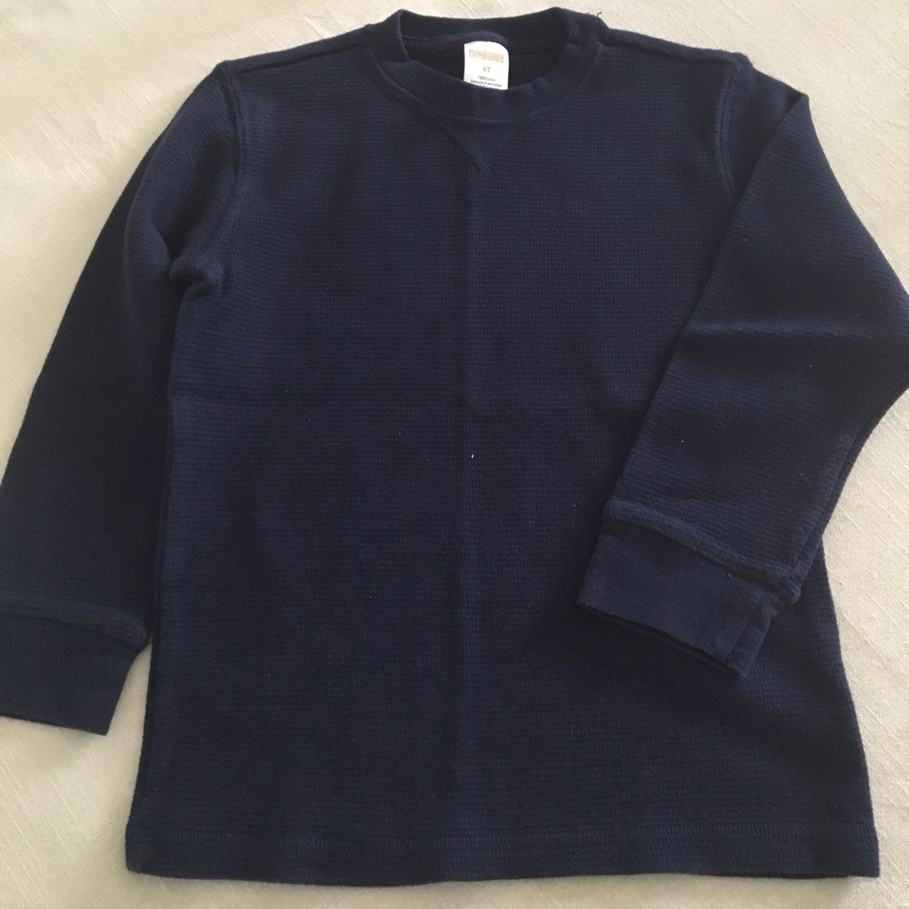 Gymboree 4T.  Navy thermal long sleeve